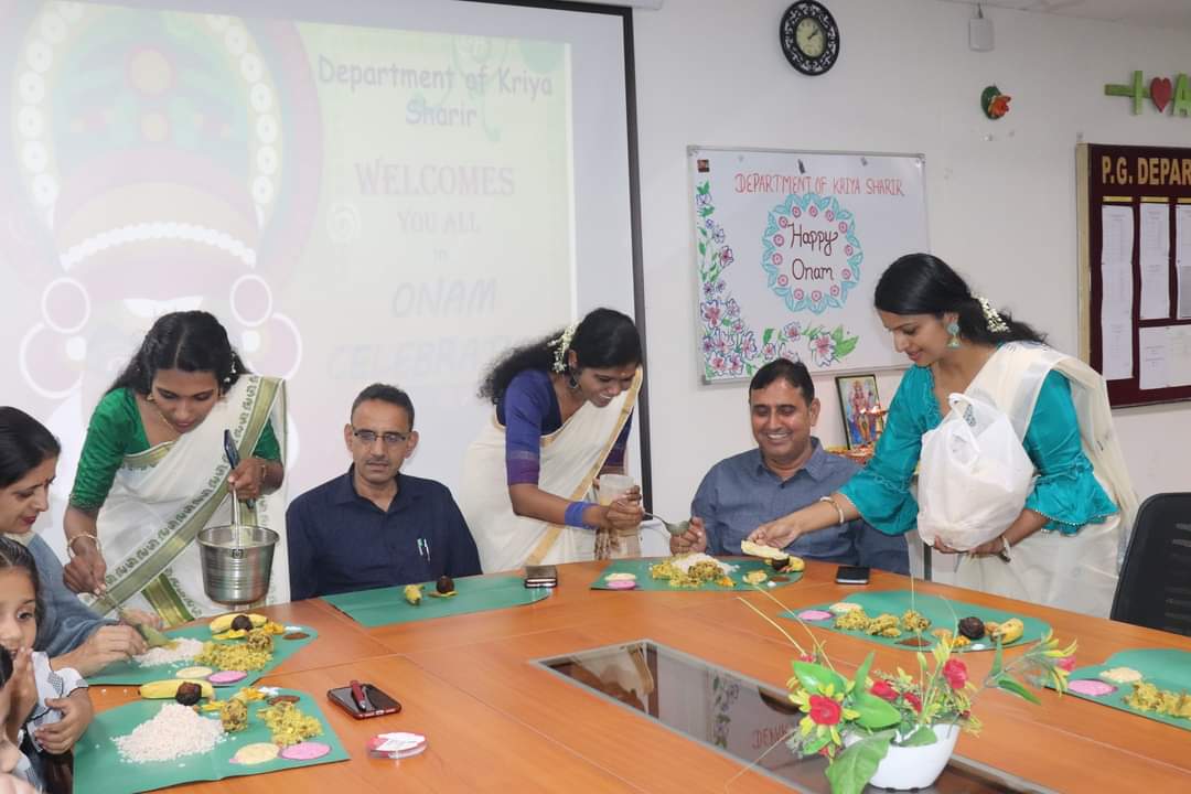 Onam Celebration in Department